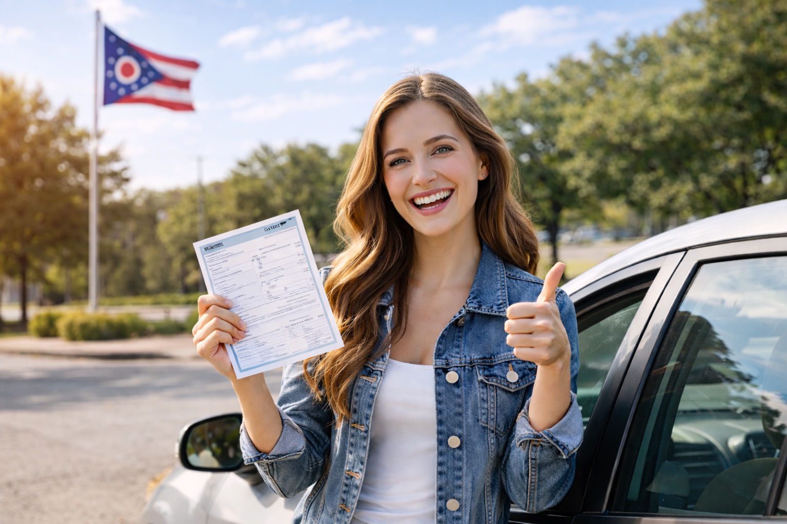 Young Ohio woman relieved after learning how to fix a title issue when she can’t register a car in Ohio