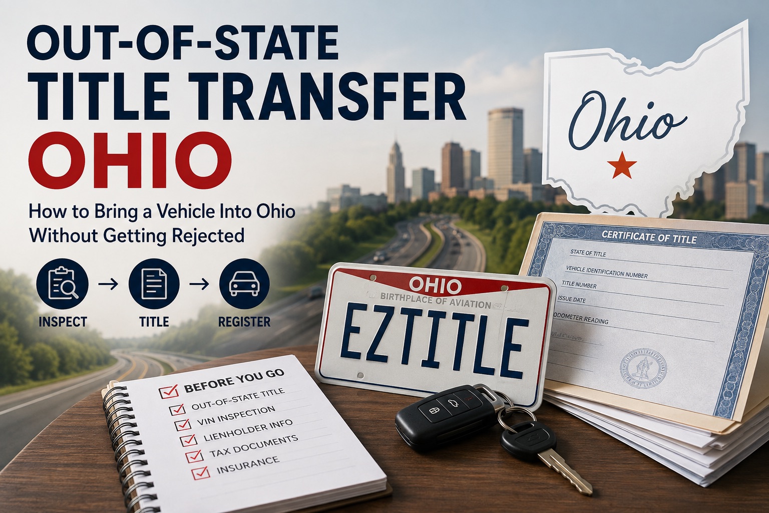out of state title transfer ohio